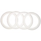 Jeu de 4 flancs blancs 15"