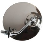 Rétroviseur rond "style Lucas" de diamètre 10cm en inox poli