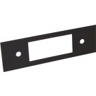 Facade noire universelle en métal pour autoradio Retrosound (58x194mm)