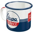 Mug en tôle émaillée Vespa Service