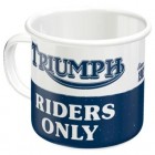Mug en tôle émaillée Triumph-Riders Only