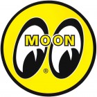 Autocollant "MOON EYES" diamètre 76mm
