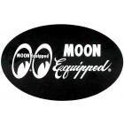 Autocollant MOON EQUIPPED noir