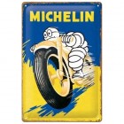 Tôle peinte emboutie 20x30cm Michelin - Motorcycle Bibendum