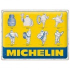 Tôle peinte emboutie 30x40cm Michelin - Logo Evolution