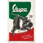 Tôle peinte emboutie 40x60cm Vespa / The Italian Classic