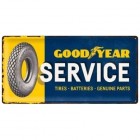 Tôle peinte emboutie 25x50cm Goodyear Service