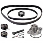 Kit distribution pour T4 2,5 TDI 88cv (AJT, AYY) + 102cv (AXL) + 151cv (AHY, AXG) (avec pompe à eau)