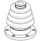 Soufflet de cardan seul côté boîte 90mm pour Golf 1  1100-1300cc