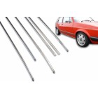 Set de 6 baguettes aluminium sur tour de caisse pour Golf 1  3 portes et Cabriolet