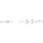 Câble de compteur 1060mm pour Golf 1 et 2  1100-1300cc  10/81-91