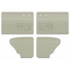 Set de 4 panneaux de portes TMI blanc crème (#22 cream) pour cox 65-66 avec vide-poches 