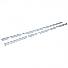 Set de 2 lattes de guidage de vitre de porte en INOX
