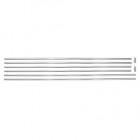 Set de 6 baguettes latérales en aluminium pour Porsche 356