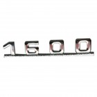 Monogramme "1600" couleur ARGENT pour Porsche 356 pré-A/A/B/C