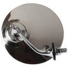 Rétroviseur rond "style Lucas" de diamètre 10cm en inox poli (montage sur aile ou porte) côté droit