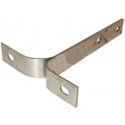 Front bumper bracket, polished stainless steel, left/right, 1200 -7/73 and 1300 -7/67