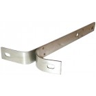 Rear bumper bracket, polished stainless steel, left/right, 1200 -7/73 and 1300 -7/67