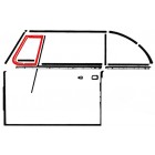 Weather strip for vent window, left, beetle cabrio 65-72