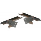 Set de 2 tôles de réparation à l’avant de l''arceau de capote (sauf 1303) partie avant + retour