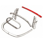 Header bow, in synthetic material, beetle cabrio 8/57-7/64