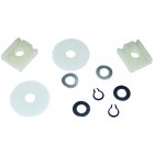 Kit consist plastic blocks, rings, springs etc. to mount convertible side-window into window-sash (1 kit/window)