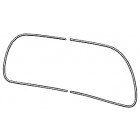 Window molding front, 2 pieces, Karmann 67-74