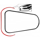 Engine lid seal, Karmann Ghia 56-74