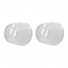 Clear turn signal lens front, set of 2, Karmann 59-64