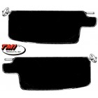 Sun visor set, black colour, left/right, Karmann 65-74