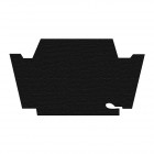 Trunk Carpet, Black Loop, Karmann Ghia 60-67