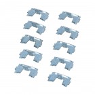 Clips for running-board with 18 mm moulding, 10 pieces