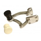 Chrome Pop-out Latch with Beige Knob for Left Rear Quarter Window, Beetle 8/64-