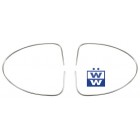 Rear window molding 'Deluxe' (alu trim), set of 2, Beetle -3/53