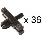 Clips for small moulding kit, set of 36