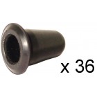 Rubber seal molding/doorpanel clips - set of 36 - Moudling Beetle -07/66, Type 07/63-07/66 / doorpanel Beetle 11/57-, Type3