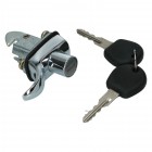 Enginelid lock with keys, chrome, Beetle 8/64-7/66 and Bus 8/65-7/66