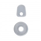 FRONT HOOD HANDLE SEALS, Bug -1967, clear plastic