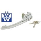Door handle with keys, left, Beetle 8/59-7/65, Wolfsburg West