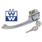 Door handle with keys, left, Beetle 8/65-7/66, Wolfsburg West