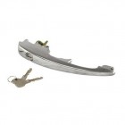 Door handle with keys, left or right, Beetle 8/67-, Superior quality