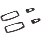 Door handle seals, 4 pieces, Beetle, Karmann Ghia, Type 3 08/67-