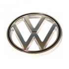 VW Chrome Bonnet Badge, Beetle 1/63-