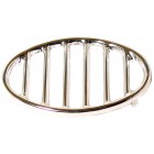 Horn grille, metal, chrome, Beetle 10/52-7/67