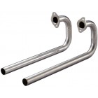 J-Tubes, Vintage Speed, Stainless Steel, as pair, 25-30 hp