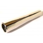 Tapered tail pipe, 250 mm, inside outlet Ø 40 mm, Stainless Steel, exhaust