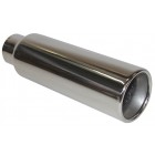 Tail pipe, Sport, stainless steel, Ø 42 mm inside