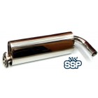 Stainless Steel Single Quiet Pack Exhaust Silencer