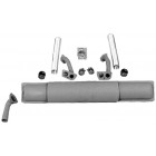Complete exhaust kit, including tail pipe and mounting kit, Type3