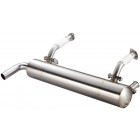 Exhaust, Vintage Speed, without pre-heat risers, Stainless steel, Type3